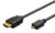 GOOBAY καλώδιο micro HDMI σε HDMI 53787 με Ethernet, 4K/60Hz, 5m, μαύρο