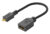 GOOBAY καλώδιο micro HDMI σε HDMI 58683, 4K/60Hz, 0.15m, μαύρο