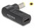 DELOCK αντάπτορας τροφοδοσίας 60011, USB-C σε 5.5×2.5mm, 90°, μαύρος