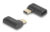 DELOCK αντάπτορας USB-C 60245, αρσενικό σε θηλυκό, 240W, 40Gbps, μαύρος