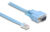 DELOCK καλώδιο serial RS-232 DB9 σε RJ45 63353, 1m, μπλε