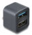 DELOCK mini USB hub 64359, 2x θυρών, USB 3.2, 10Gbps, USB-C σύνδεση, γκρι