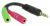 DELOCK καλώδιο 3.5mm σε 2x 3.5mm 65344, OMTP, 10cm, μαύρο