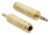 DELOCK αντάπτορας 3.5mm σε 6.35mm 65360, μεταλλικό, gold plated