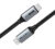 CABLETIME καλώδιο USB-C CT-C160-PU31-CMCM2, USB 3.2, 100W, 20Gbps, 4K, 1.5m, μαύρο