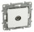 LEGRAND πρίζα κεραίας 764555, αρσενική, 10dB, λευκή
