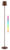 GOOBAY επιτραπέζιο φωτιστικό 76574, RGBW, dimmable, επαναφορτιζόμενο, έως 122.3cm ύψος, χάλκινο