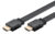 GOOBAY καλώδιο HDMI 77134 με Ethernet, flat, 8K/60Hz, 48 Gbps, 1.5m, μαύρο