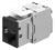 GOOBAY Keystone module RJ45 77943, CAT 6A STP, slim, toolfree, ασημί/μαύρο