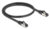 DELOCK καλώδιο δικτύου 80570, CAT 8.1 S/FTP, copper, 2000MHz, 0.50m, μαύρο