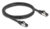DELOCK καλώδιο δικτύου 80571, CAT 8.1 S/FTP, copper, 2000MHz, 1m, μαύρο