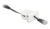DELOCK module καλώδιο RJ45 Easy 45 81361 Cat.5e, ανασυρόμενο 50cm, μαύρο
