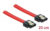 DELOCK καλώδιο SATA 82675, 6 Gb/s, 20cm, κόκκινο
