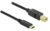 DELOCK καλώδιο USB-C σε USB Type B 83330, 2m, μαύρο