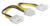 DELOCK καλώδιο 2x 4pin molex σε 8pin EPS 83410, 0.15m
