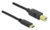 DELOCK καλώδιο USB-C σε USB Type B 83666, 480Mbps, 3m, μαύρο