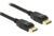 DELOCK καλώδιο DisplayPort 1.2 83805, 4K/60Hz, 21.6 Gbps, 1m, μαύρο