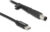 DELOCK καλώδιο τροφοδοσίας laptop 87972, USB-C σε HP 7.4×5.0mm, 1.5m, μαύρο