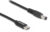 DELOCK καλώδιο τροφοδοσίας 87977, USB-C σε 5.5×2.1mm, 1.5m, μαύρο
