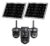 VSTARCAM smart ηλιακή κάμερα AG623FR, four-lens, 3MP, 4G, SD, PTZ, IP66, μαύρη