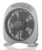 BRUNO ανεμιστήρας Box Fan BRN-0184, επιτραπέζιος/δαπέδου, 38W 32cm, γκρι