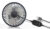 BRUNO ανεμιστήρας αυτοκινήτου BRN-0284, 5″ ιντσών, με περιστροφή 360°, 2 ταχύτητες και καλώδιο USB