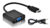 POWERTECH αντάπτορας HDMI σε VGA CAB-H071, με audio jack, μαύρο, 0.20m