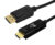 POWERTECH καλώδιο DisplayPort σε HDMI CAB-H185, 4K/30Hz, 21.6 Gbps, 3m, μαύρο