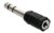 POWERTECH αντάπτορας stereo 6.35mm σε 3.5mm CAB-J018, μαύρος, 5τμχ