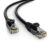 POWERTECH καλώδιο δικτύου CAB-N401, Cat 6 U/UTP, CCA, 250Hz, 0.25m, μαύρο