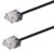 POWERTECH καλώδιο δικτύου CAB-N466, Cat 6A U/UTP, ultra slim, copper, 500MHz, 15m, μαύρο