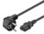 POWERTECH καλώδιο τροφοδοσίας PC CAB-P016, 3x 0.50mm², copper, 1.5m, μαύρο