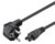 POWERTECH καλώδιο τροφοδοσίας CAB-P035, copper, 3x 0.5mm, 1.5m, μαύρο