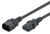 POWERTECH καλώδιο προέκτασης τροφοδοσίας CAB-P039, 3x 0.75mm², CCS, 1m, μαύρο