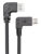 POWERTECH καλώδιο USB σε USB Micro CAB-U132, 90°, Easy USB, 0.5m, μαύρο