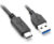 POWERTECH καλώδιο USB 3.0 σε USB-C CAB-UC002, 2m, μαύρο