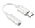 POWERTECH αντάπτορας USB-C σε 3.5mm CAB-UC088, λευκός