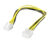POWERTECH καλώδιο για MB 8pin αρσενικό σε 8pin θηλυκό CAB-W008, 20cm