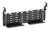 BRATECK cable management γραφείου CC11-20-2, μεταλλικό, 768x63x307mm, μαύρο