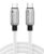 CABLETIME καλώδιο USB-C CT-CM240-ZSW1, 240W, 480Mbps, 1m, λευκό