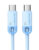 CABLETIME καλώδιο USB-C CT-CM60-PBL, 60W PD, 480Mbps, 1m, μπλε