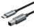 CABLETIME καλώδιο USB-C σε USB Type B CT-CMBM1, 480Mbps, 2m, μαύρο