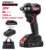 DELI παλμικό κατσαβίδι μπαταρίας DE-QZ20-1D2, Brushless, 20V, 2x 2Ah, 200N.m