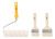DELI σετ βαφής DL528003, ρολό με λαβή/2x πινέλα, 230mm, 50/100mm, 3τμχ