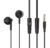 CELEBRAT earphones με μικρόφωνο G34, 3.5mm σύνδεση, 14mm, 1.2m, μαύρα