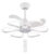 POWERTECH ανεμιστήρας οροφής HLL-0173 με LED φως, 96W, Φ55x35cm, λευκός