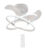 POWERTECH ανεμιστήρας οροφής HLL-0177 με LED φως, 96W, Φ60x28cm, λευκός