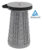 HOME USE πτυσσόμενο καρεκλάκι HUH-0231, αντοχή έως 250kg, 25.5x45cm, γκρι