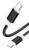 KAKUSIGA καλώδιο USB-C σε USB-C KSC-998, σιλικόνης, 100W, 480Mbps, 1m, μαύρο