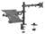 BRATECK βάση γραφείου οθόνης LDT66-C024ML, 17-32″, έως 9kg, με θέση για laptop